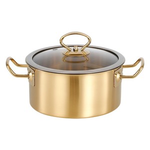 Olla para Sopa Dorada y Plateada de 2.1L y 4L, Compatible con Inducción, para Cocinar - Product Image 4