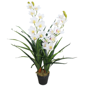 Bonsái artificial <span class=keywords><strong>de</strong></span> <span class=keywords><strong>orquídeas</strong></span>, decoración para el hogar y la Oficina, gran oferta, barato - Product Image 4