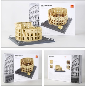 Blocs <span class=keywords><strong>de</strong></span> construction architecturaux <span class=keywords><strong>Colisée</strong></span> <span class=keywords><strong>Rome</strong></span> Modèle DIY Ensemble <span class=keywords><strong>de</strong></span> blocs <span class=keywords><strong>de</strong></span> construction emblématiques Jouet éducatif en ABS Fabricant OEM sur mesure - Product Image 5