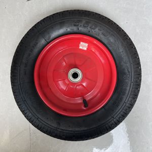 ट्रॉली 3.50-8 एयर रबर व्हील के लिए व्हीलबैरो टायर टायर व्हील 350-8 एयर रबर टायर का टायर - Product Image 1