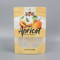 Food Grade Custom Aluminiumfolie 200G Gedroogd Fruit Zak Matte Stand-Up Mylar Tas Custom Moer Verpakking Met Ritssluiting Vochtbestendig