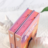 Custom Spray Painted Hardcover Neuartiges Buch kunst design mit Offsetdruck A4/A5 für Kraftpapier-Verpackungs kartons