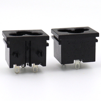 Prise d'alimentation IEC C6 Mickey Mouse AC031a à montage sur panneau, bornes à souder, 2,5A 250V pour adaptateurs d'ordinateurs portables
