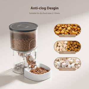 Distributeurs automatiques de nourriture pour chats 3L Distributeur de nourriture sèche pour chats programmable Alimentation double Programmation de la taille des portions 1 à 6 repas par jour pour animaux de compagnie - Product Image 3