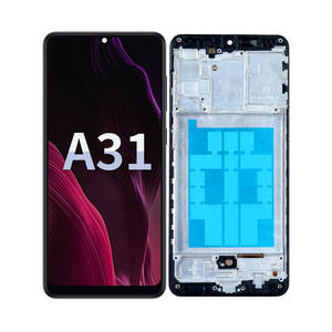 Pantalla de teléfono móvil al por mayor para Samsung A31, pantalla para Samsung Galaxy A31 Incell con marco, pantalla LCD original de repuesto - Product Image 1
