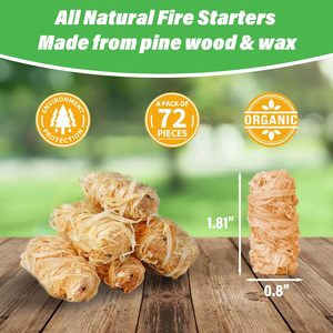 [Prêt à expédier] Allume-feu en laine de bois sans produits chimiques <span class=keywords><strong>pour</strong></span> cheminée de salon moderne, idéal <span class=keywords><strong>pour</strong></span> un stockage sûr en intérieur - Product Image 4