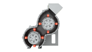 Trituradora de martillo de 2 etapas de doble eje ZPC800x600 trituradora de martillo de dos etapas para arcilla, mineral de oro, trituración de yeso - Product Image 6