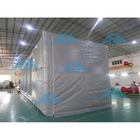 Cabine de peinture gonflable géante portable pour voitures, cabine de peinture pour voitures