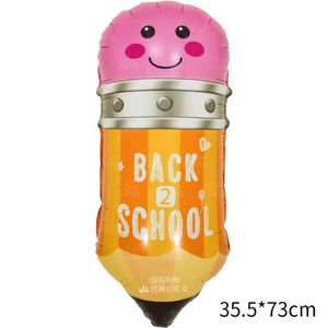 Ballon en feuille d'aluminium en gros <span class=keywords><strong>pour</strong></span> <span class=keywords><strong>la</strong></span> rentrée <span class=keywords><strong>scolaire</strong></span>, sac à crayons, ballon de bienvenue à l'école <span class=keywords><strong>pour</strong></span> les enfants, <span class=keywords><strong>la</strong></span> <span class=keywords><strong>maternelle</strong></span>, <span class=keywords><strong>la</strong></span> décoration de fête - Product Image 2