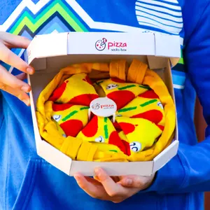 Pizza-Verpackungs box Italienische Pizzeria-Papier boxen Rechteckig für Pizza-Kleidungs socken