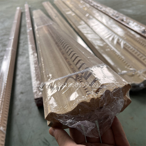 Moulures <span class=keywords><strong>d</strong></span>écoratives en teck massif pour armoires <span class=keywords><strong>de</strong></span> cuisine, moulures <span class=keywords><strong>de</strong></span> couronne en bois massif - Product Image 3