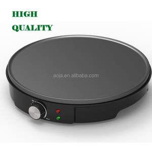 AOJA Factory <span class=keywords><strong>Crep</strong></span> Maker Plato de cocina de gran tamaño Perilla de control de temperatura ajustable Indicadores de luz listos para potencia Pies antideslizantes - Product Image 6