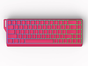 <span class=keywords><strong>Clavier</strong></span> mécanique Keywin K68 RGB Trimode avec structure Gasket, rechargeable 4000 mAh, échangeable à chaud, <span class=keywords><strong>clavier</strong></span> de jeu <span class=keywords><strong>sans</strong></span> <span class=keywords><strong>fil</strong></span> 2,4 GHz - Product Image 2