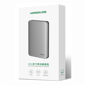 Корпус для жесткого диска UGREEN, алюминиевый корпус для <span class=keywords><strong>2</strong></span>,5 "SATA SSD HDD, USB C к SATA, адаптер USB 3,1 Gen <span class=keywords><strong>2</strong></span>, поддержка UASP SATA III - Product Image 6