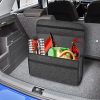 Sac de rangement pour voiture Boîte de rangement en tissu feutre Boîte de rangement pour bagages Sacs multi-poches Sacs de rangement Accessoires de voiture