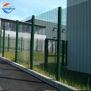 Clôture anti-escalade 358 <span class=keywords><strong>haute</strong></span> <span class=keywords><strong>sécurité</strong></span> à vision claire, revêtement poudré, ouverture personnalisée 76,2x12,7 mm, épaisseur de fil 4 mm - Product Image 5