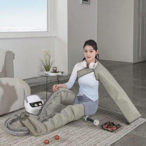 Botas de Masaje para Piernas de Compresión de Aire con 6 Cámaras Máquina de Presoterapia para Drenaje Linfático por Presión de Aire - Product Image 3