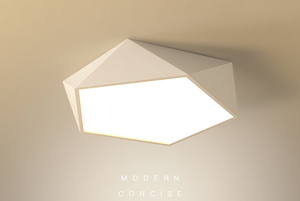 Lámpara de Techo Cuadrada Moderna de Tamaño Mediano, LED 6000K, Cuerpo de Madera, Detalles Dorados, Regulable, para Sala de Estar - Product Image 3