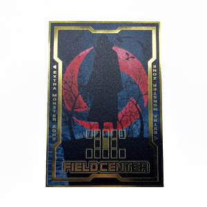 Cartes TCG Métalliques Personnalisées <span class=keywords><strong>Pas</strong></span> Chères Or Noir Édition Limitée 1/100 à 100/100 Cartes <span class=keywords><strong>Yugioh</strong></span> Métalliques Centre de Terrain Jeu de Cartes à Collectionner en Métal - Product Image 1