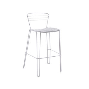 Tabouret haut de bar QS-HBC12 <span class=keywords><strong>Bloom</strong></span> en fil blanc - Product Image 6