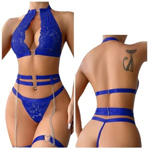 Ensemble <span class=keywords><strong>de</strong></span> lingerie sexy, ensemble <span class=keywords><strong>de</strong></span> lingerie en dentelle push-up <span class=keywords><strong>avec</strong></span> jarretière, ensemble <span class=keywords><strong>de</strong></span> lingerie <span class=keywords><strong>avec</strong></span> collier, <span class=keywords><strong>soutien</strong></span>-<span class=keywords><strong>gorge</strong></span> à armatures et string, ensemble <span class=keywords><strong>de</strong></span> sous-vêtements pour femmes - Product Image 6