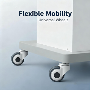 Unité dentaire mobile sur chariot avec lumière LED et compresseur d'air, poste de travail dentaire portable pour clinique vétérinaire/humaine - Product Image 4