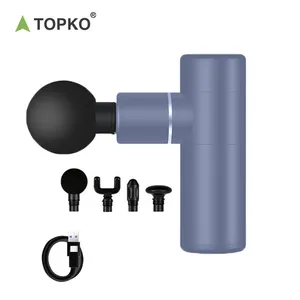 TOPKO Popular Stock Custom Logo Massage Gun Relive Muscle Pain Vibration Fascia Gun On Sale