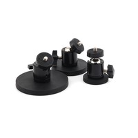 Tripod Ball Head aksi Mini 1/4 66mm, dudukan magnetik untuk GoPro Hero 12 11 hitam 10 9 8 7 6 5 Insta360