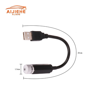 USB автомобильный проектор, светодиодный проектор звездного неба, лампа, аксессуары, интерьер, декоративный потолочный светильник для крыши автомобиля - Product Image 4