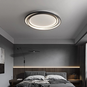 DJJLight Modern Recessed Ceiling Light Metal Finish 30CM LED 12W Warm White Paper Cover Iron Base <b>Remote</b> <b>Control</b> Living Room - Product Image 5