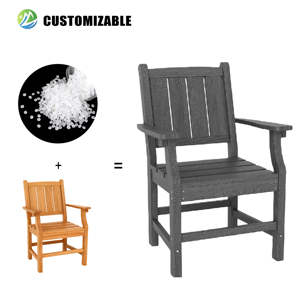 Mesa de Exterior de HDPE de Bajo Mantenimiento, Fácil de Limpiar, Muebles de Jardín Resistentes a la Intemperie, Puestos de Comida al Aire Libre, Cervecerías - Product Image 1