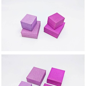 Custom Logo <b>Cardboard</b> PU Leather Ring Necklace Earring Bracelet Pink Gift Jewelry <b>Box</b> Customized Printed <b>for</b> Easy Gift <b>Packing</b> - Product Image 6