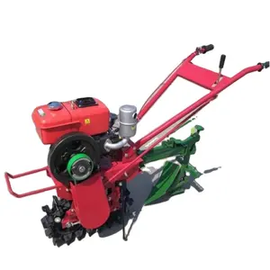 Mini Machine de travail du sol Diesel à courroie d'entraînement, pour ferme, jardin, cour