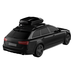Large capacity Waterproof ABS+PC Car Roof Box Black Plus White Dual Side Cargo Roof Box For All Vehicle