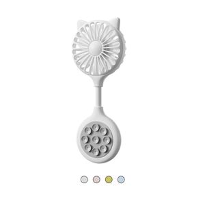 Mini Portable USB Rechargeable Suction Cup Mount Air Cooler Fan-Personal Use Small Handheld Bulk Promotional <b>Gifts</b> - Product Image 1