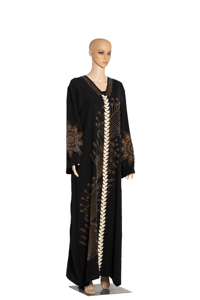 CCY moda tradicional bordado Abaya túnica musulmana Dubai oración negro lujo vestido largo Kaftan ropa de <span class=keywords><strong>mujer</strong></span> africana - Product Image 2