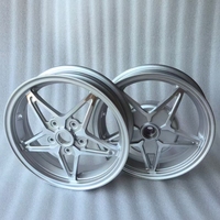 Toptan 12 inç jant 12 ''alüminyum alaşım jant tay modifiye tekerlekler vespa150 vespa300 scooter için suit