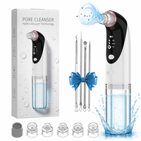 Extracteur de points noirs électrique professionnel, aspirateur de pores SPA, nettoyeur de pores à hydro-aspiration avec 6 têtes d'aspiration, marque privée