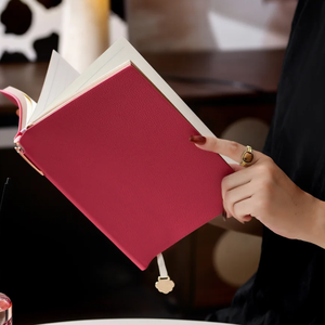 Ежедневник из искусственной кожи формата А5, переплет на нитях, винтажный, с тиснением, премиум-класса, для школы и колледжа - Product Image 4