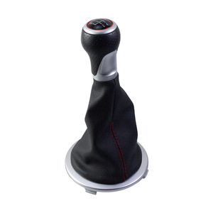 Car Gear <b>Knob</b> Leather 5 Speed Ergonomic <b>Shift</b> <b>Knob</b> For Golf GOL - Product Image 4