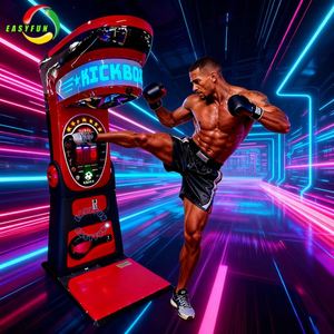 Máquina Arcade Boxer, Operada con Monedas, Medidor de Fuerza de Puñetazos y Patadas, Dispositivo de Juego Deportivo Divertido para Entretenimiento - Product Image 2