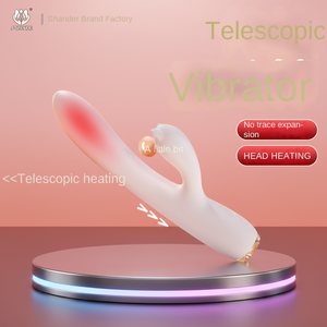 Beliebtes Teleskopisches Heizendes Erwachsenen-Sexspielzeug für Frauen Dualer G-Punkt-Vibrator mit USB-Stromversorgung Weibliches Masturbationswerkzeug - Product Image 4