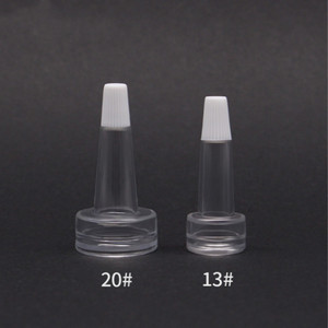 Embout compte-gouttes à double vis en <span class=keywords><strong>PVC</strong></span>, anti-fuite, avec <span class=keywords><strong>buse</strong></span> évasée pour flacon de poudre lyophilisée, accessoires d'emballage médical et cosmétique - Product Image 4