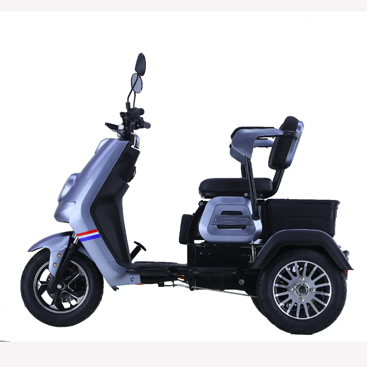 Ucuz 1200w 60v 72v elektrikli motosiklet üç tekerlekli üç tekerlekli elektrikli scooter 3 tekerlekli yetişkinler için