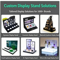 Support d'affichage en acrylique personnalisé, taille personnalisée, design de logo, présentoir de comptoir pour boutique de détail, exposition, salon professionnel, présentation de produits