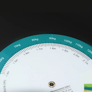 Medico goniometro BMI sano righello promozione medicina righello PVC grande dimensione BMI ruota calcolatrice - Product Image 6