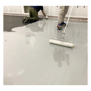 Revêtement de sol époxy autonivelant de sable coloré antidérapant extérieur résistant à l'usure imiter la peinture de marbre planchers d'usine de ménage - Product Image 1