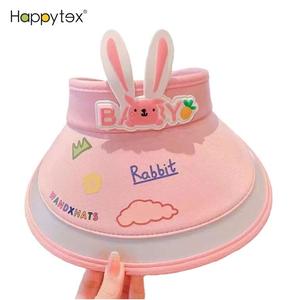 2024 enfants crème <span class=keywords><strong>solaire</strong></span> chapeau été vide haut Protection UV bébé parasol chapeau respirant fille mignon soleil enfants chapeaux lapin conception - Product Image 1