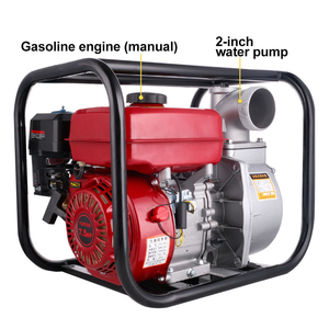 Vente directe d'usine en Chine, pompe à eau à moteur essence portable haute pression en aluminium 6,5 HP pour l'automobile - Product Image 4