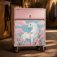 Armoire de rangement extérieure robuste en acier pour équipement équestre, style moderne et personnalisé